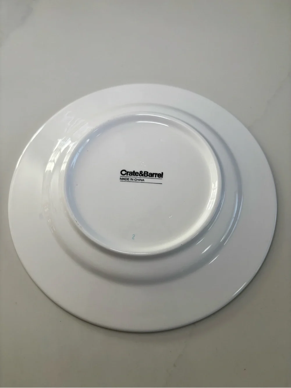 Crate and Barrel Green Multicolor Polka Dot Salad Plate Replacement Ceramic Vtg